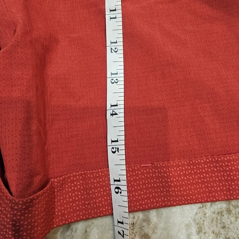 Zyia Active Red Performance Shorts Men’s Size Large Polyester Stretch